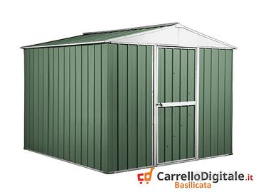 Box porta attrezzi lamiera 276x260 verde scuro