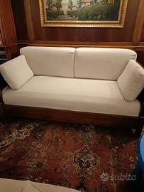 divano - letto stile impero noce 