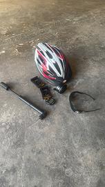 Vari atrezzi da bicicletta