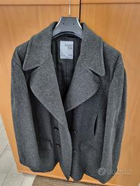 Cappotto Doppio Petto in Lana grigio - 52