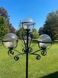 Lampioni da giardino in ferro battuto