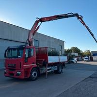 Iveco Eurocargo 180E28 E6 gru Jib e ribaltabile