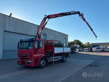 Iveco Eurocargo 180E28 E6 gru Jib e ribaltabile