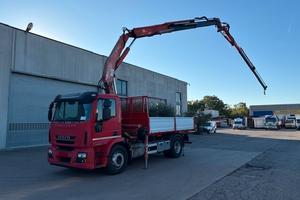 Iveco Eurocargo 180E28 E6 gru Jib e ribaltabile