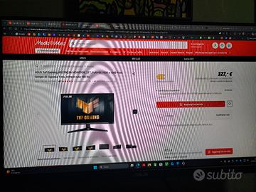 ASUS Tuf Gaming Monitor 27 pollici