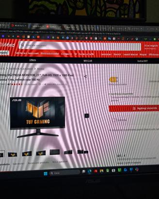 ASUS Tuf Gaming Monitor 27 pollici