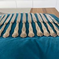 Posate placate argento