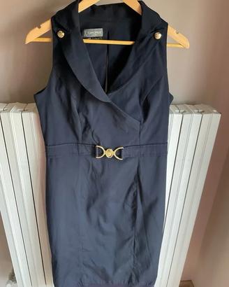 Vestito donna blu smanicato CAMOMILLA