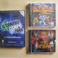 Lotto 3 Videogiochi PC nuovi blisterati