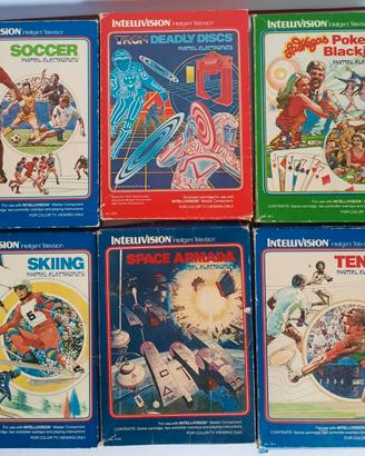 n. 6 giochi Intellivision Mattel
