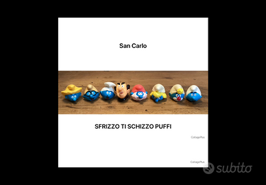 San Carlo puffi  Serie extra kinder lotto