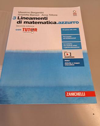 Lineamenti matematica.  azzurro 3 isbn 97888087293