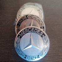 set 4 Coprimozzo per Mercedes da 75mm (7,5 cm)