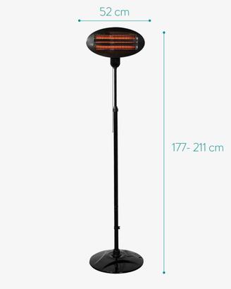 Lampada Riscaldante Navaris per Interno Esterno