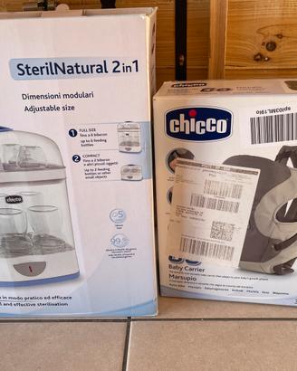 Sterilizzatore+marsupio Chicco