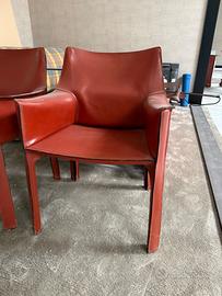 Set 4 poltrone + 2 sedie Cassina