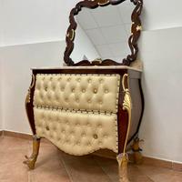 mobile bagno lavabo bombato 