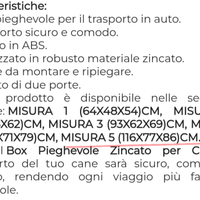 Kennel/ box zincato grande