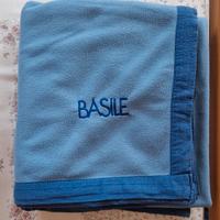 Coperta azzurra in pile