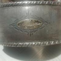 porta tovagliolo vintage, personalizzato, argento