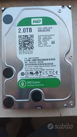 HD WD 3.5" 2TB SATA Usato