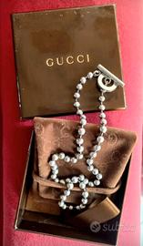 Collana in argento. Boule di Gucci