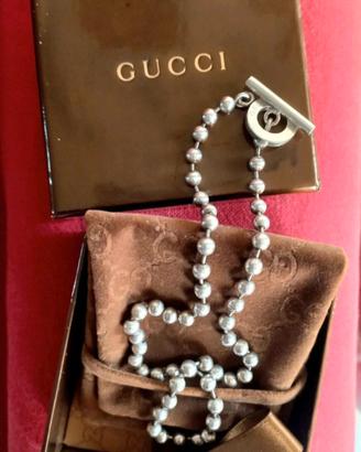 Collana in argento. Boule di Gucci