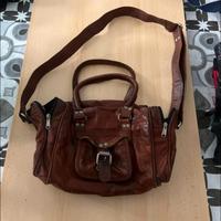 borsa tracolla marrone