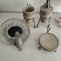 Set bagno in pietra vintage raro