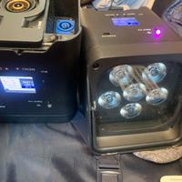 luci led batteria litio 6x15W