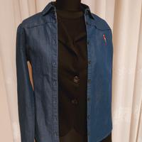 camicia denim cotone