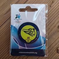 Spilla sci alpino Milano Cortina 2026