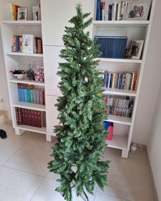 Albero di natale slim 180 cm usato 1 volta