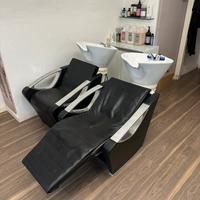 lavatesta per parrucchiere con nassaggio