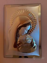 Quadro Capezzale Icona Sacra Valenti  in Argento