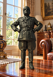 Benito Mussolini statuetta storica da collezione