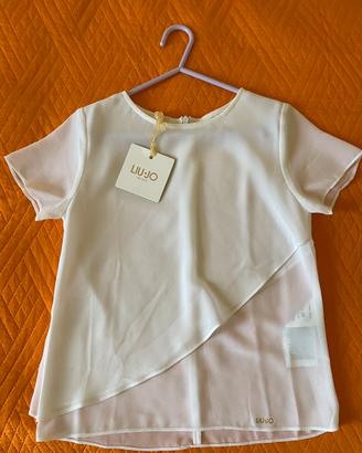 Camicia bianca bambina Liujo