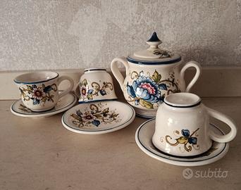 Piccolo servizio caffè in CERAMICA LA CAVA