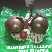 bocce vintage con boccino e "bretelline"