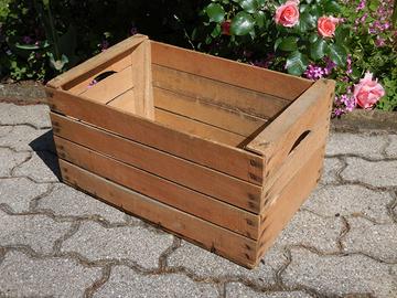 Cassette di legno frutta vintage