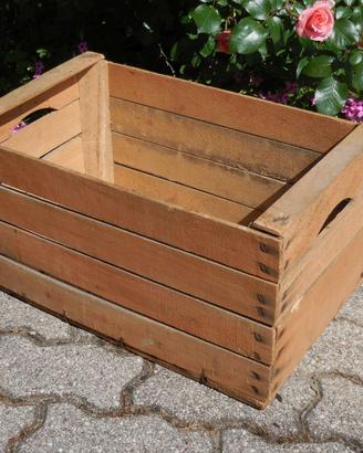 Cassette di legno frutta vintage