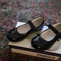 scarpe ballerina nere in vernice
