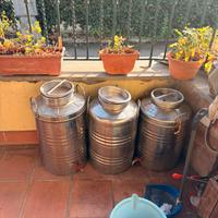 Tanica olio Inox acciaio 50 litri