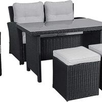 Set salotto divano tavolo giardino veranda