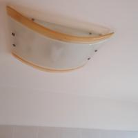lampadario da soffitto in vetro