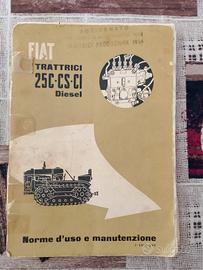 libretto di uso e manutenzione per trattore FIAT 