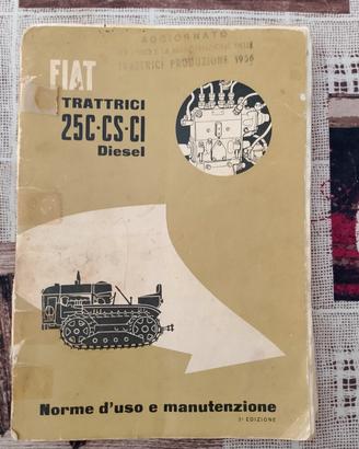 libretto di uso e manutenzione per trattore FIAT 