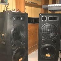 Due casse professionali da concerto