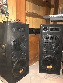 Due casse professionali da concerto