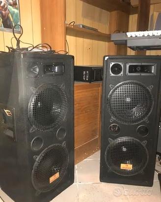 Due casse professionali da concerto